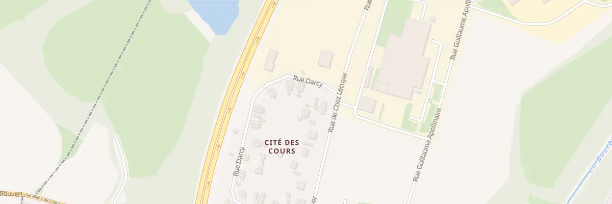 Plan du 5 Rue Darcy à Montceau-les-Mines