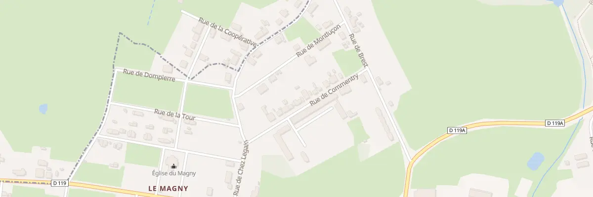 Plan du 12 Rue de Commentry à Montceau-les-Mines