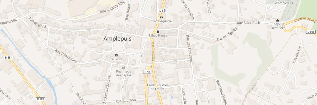 Plan du 5B Rue Saint-philibert à Amplepuis