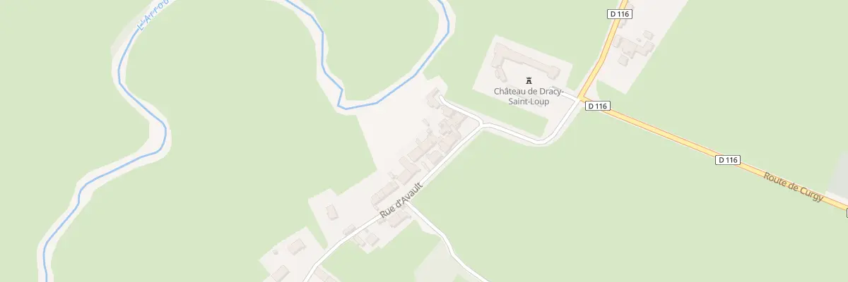 Plan du 12 Rue d’Avault à Dracy-Saint-Loup