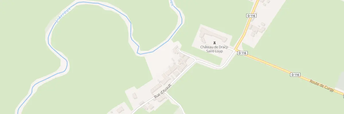 Plan du 6 Rue d’Avault à Dracy-Saint-Loup
