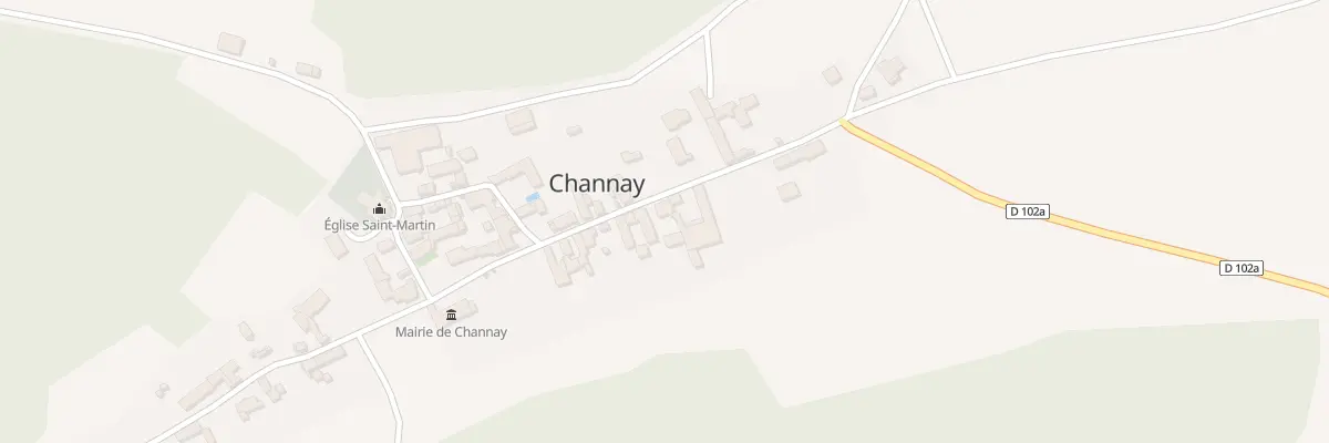 Plan du 18 Rue d’En Bas à Channay