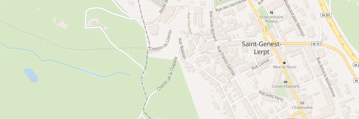 Plan du 6 Rue Buisson à Saint-Genest-Lerpt
