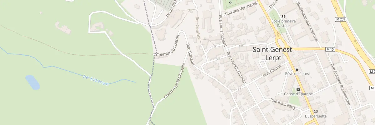 Plan du 4 Rue Buisson à Saint-Genest-Lerpt