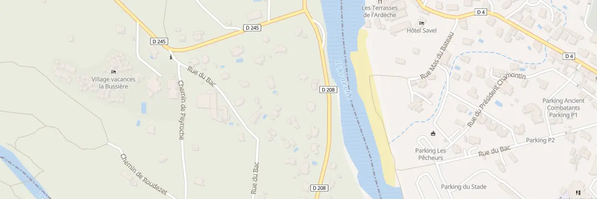 Plan du 5632 Peyroche à Labeaume