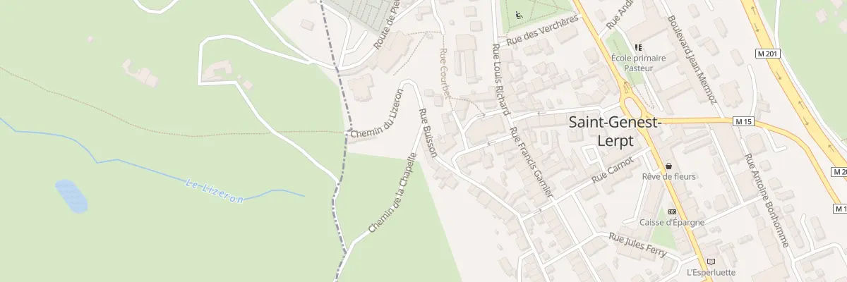 Plan du 2 Rue Buisson à Saint-Genest-Lerpt