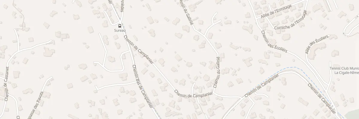 Plan du 754D Imp du Ranch à Nîmes