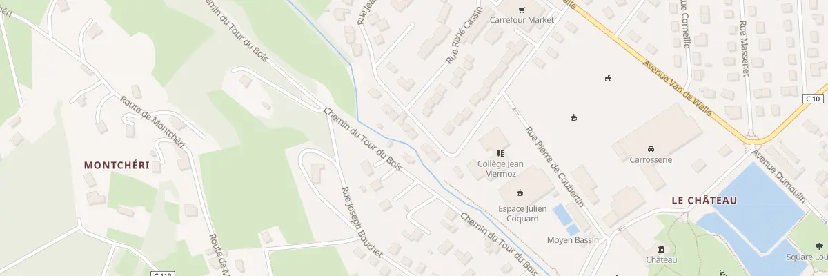 Plan du 36 Rue Jean Moulin à Chauffailles