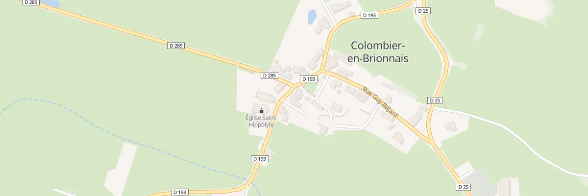 Plan du 21 Rte de la Clayette à Colombier-en-Brionnais