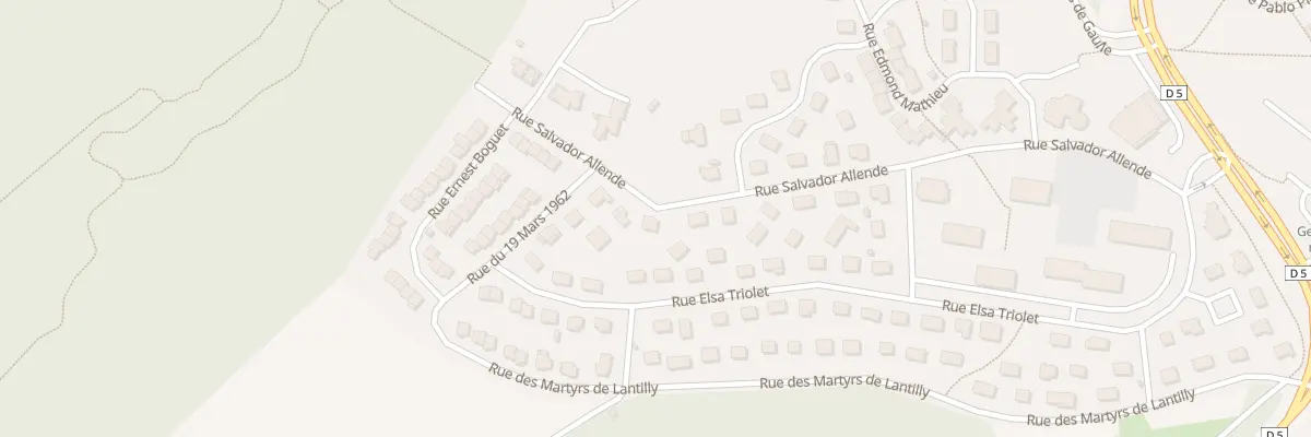 Plan du 25 Rue Salvadore Allende à Montbard
