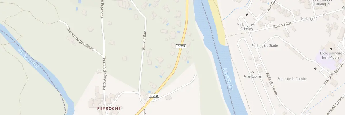 Plan du 5031 Peyroche à Labeaume