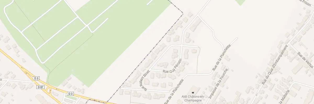 Plan du 8 Rue Robert Binet à Châlons-en-Champagne