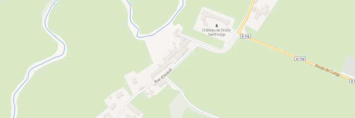 Plan du 14 Rue d’Avault à Dracy-Saint-Loup