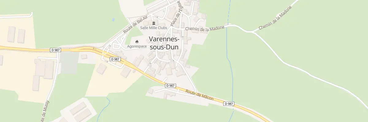 Plan du 2 Rue de la Tour à Varennes-sous-Dun
