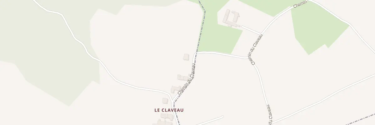 Plan du 421 Che du Claveau à Bellegarde-en-Forez