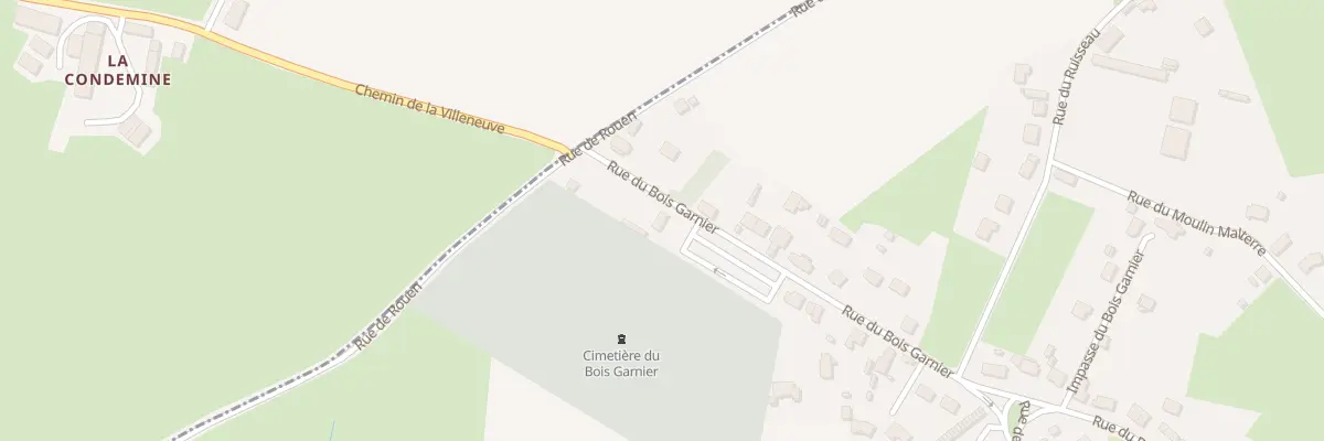 Plan du 45 Rue du Bois Garnier à Montceau-les-Mines