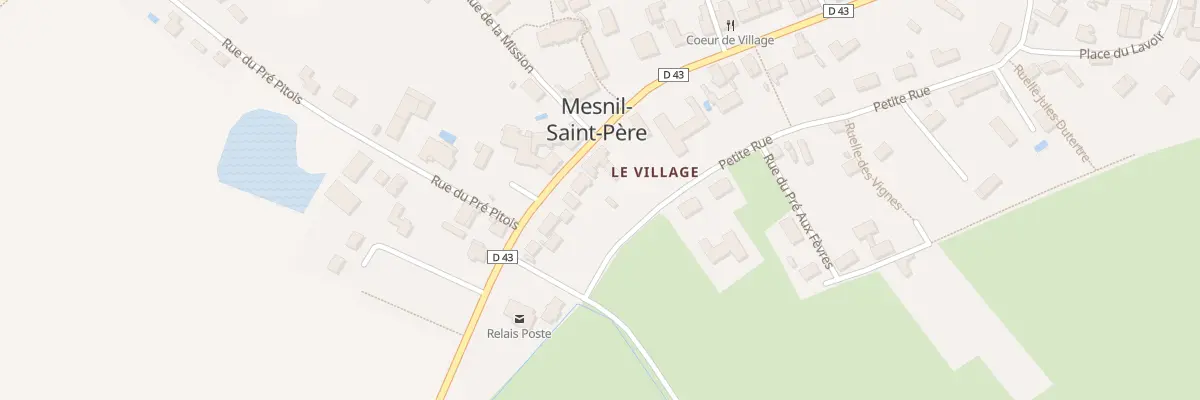 Plan du 10 Rue du 28 Août 1944 à Mesnil-Saint-Père