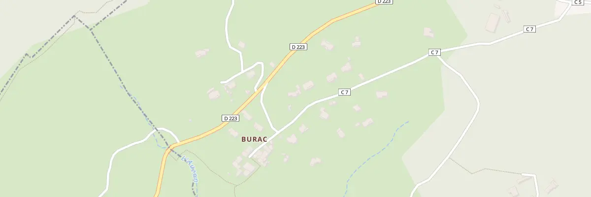 Plan du 5973 Burac à Mercuer