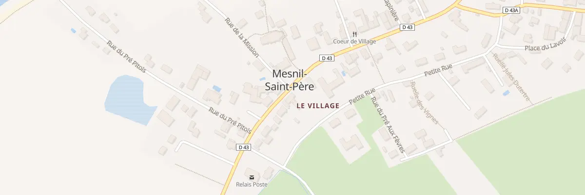 Plan du 14 Rue du 28 Août 1944 à Mesnil-Saint-Père