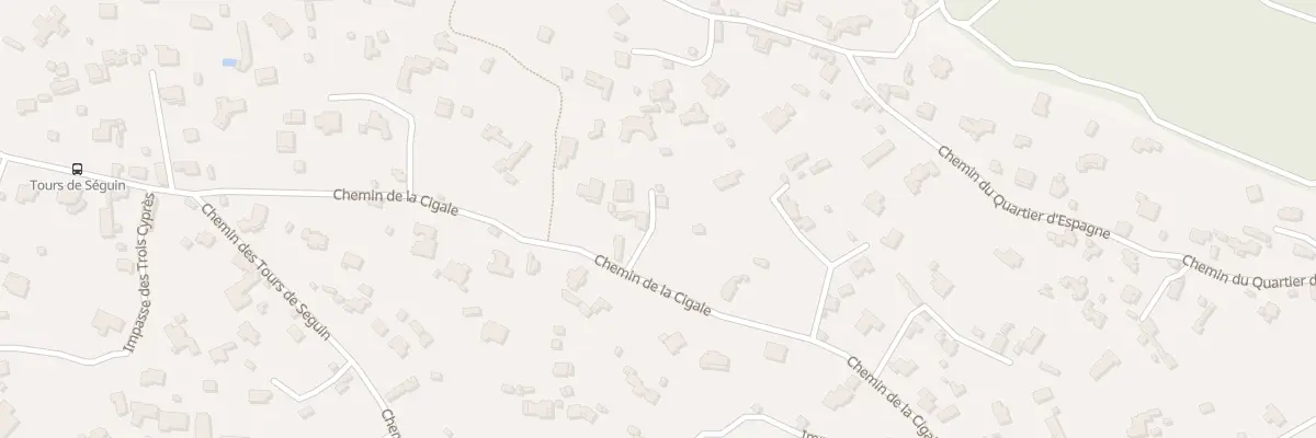 Plan du 1124 Che de la Cigale à Nîmes
