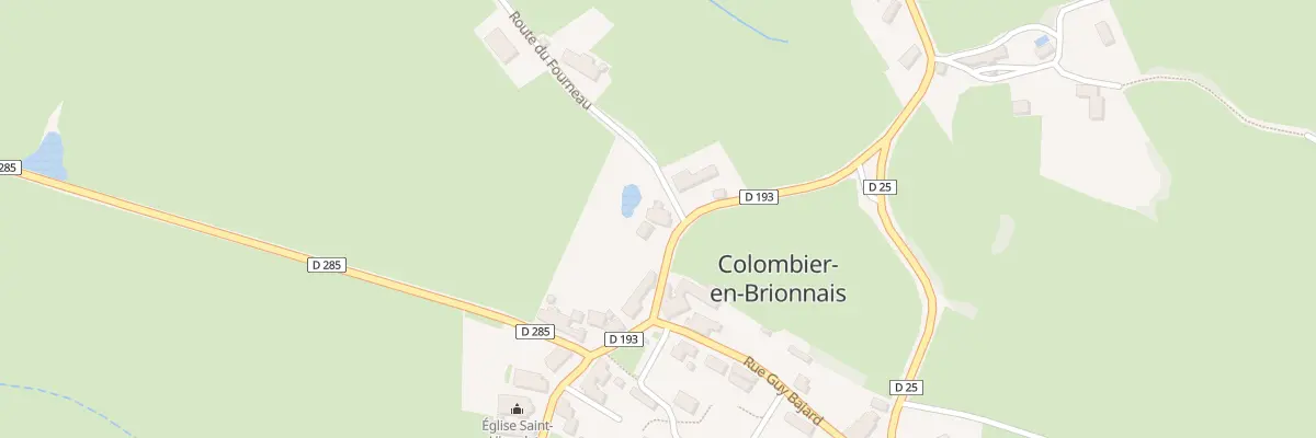 Plan du 105 Rue Claude Fournier à Colombier-en-Brionnais