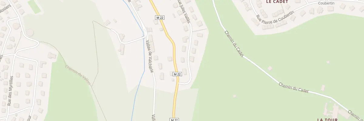 Plan du 3 Rue Jules Vallès au Chambon-Feugerolles