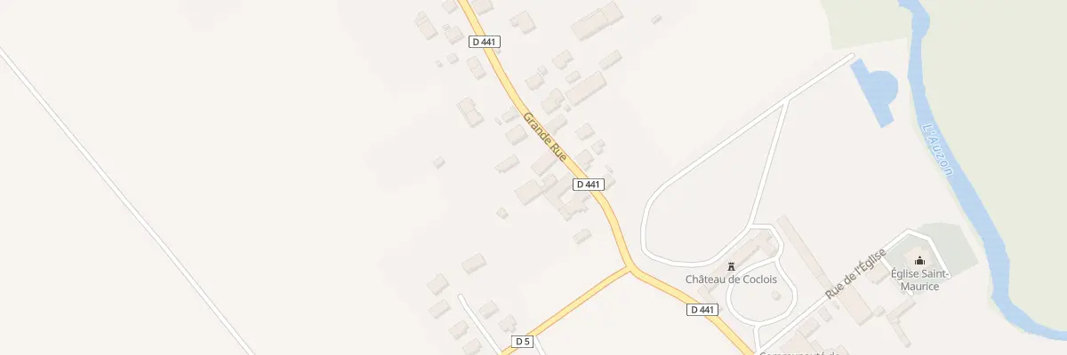 Plan du 20 Rue Grande Rue à Coclois