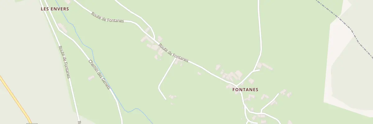Plan du 1330 Rte de Fontanes à Montchal