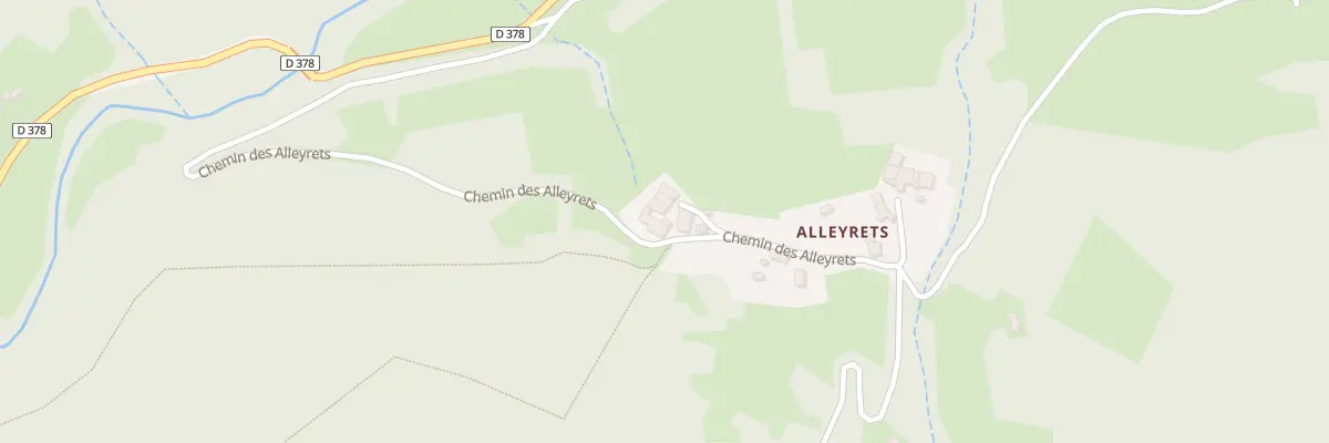 Plan du 639 Che des Alleyrets à Chanéac