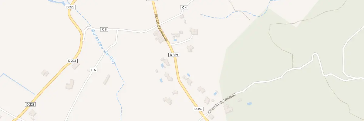 Plan du 2426 Rte d’Aubenas à Ailhon