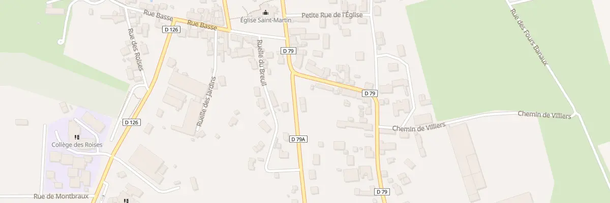 Plan du 33 Rue General de Gaulle à Piney