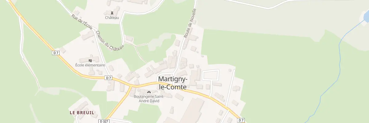 Plan du 32 Rte de Novelle à Martigny-le-Comte