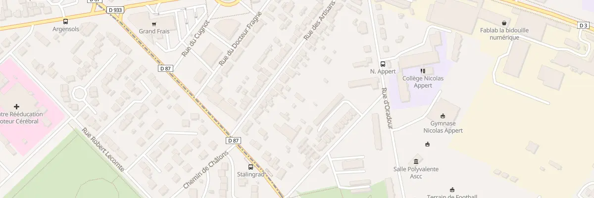 Plan du 39 Rue des Artisans à Châlons-en-Champagne