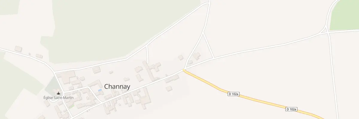 Plan du 21 Rue d’En Bas à Channay