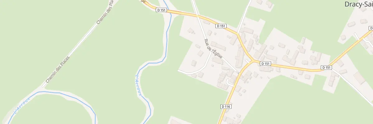 Plan du 2 Imp du Rempart à Dracy-Saint-Loup