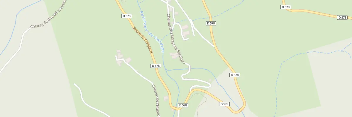 Plan du 5117 Ladreyt de Sardiges à Mézilhac