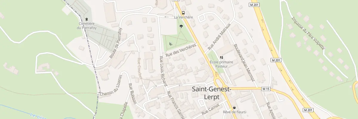 Plan du 5 Rue des Verchères à Saint-Genest-Lerpt