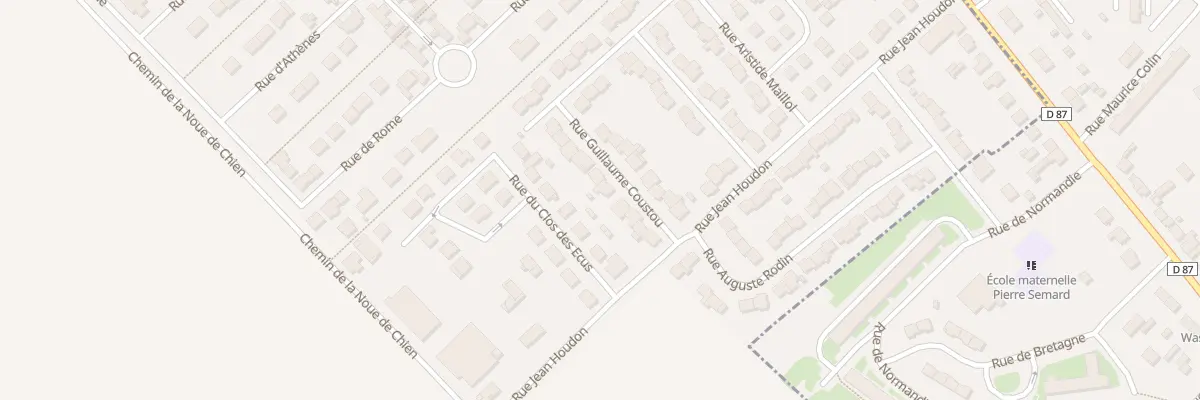 Plan du 9 Rue Guillaume Coustou à Fagnières