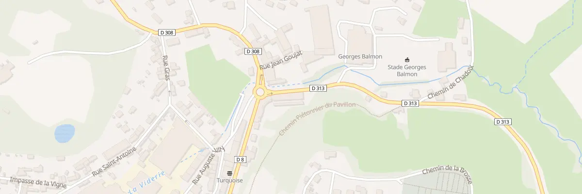 Plan du 4 Rue Maurice Perrodon à Amplepuis