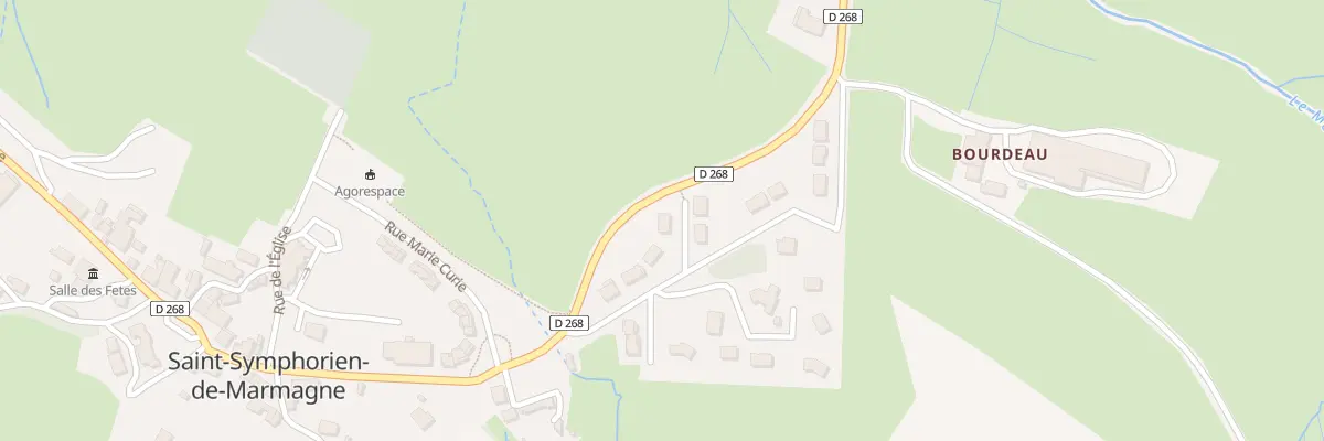 Plan du 6 Rue de Champeaux à Saint-Symphorien-de-Marmagne