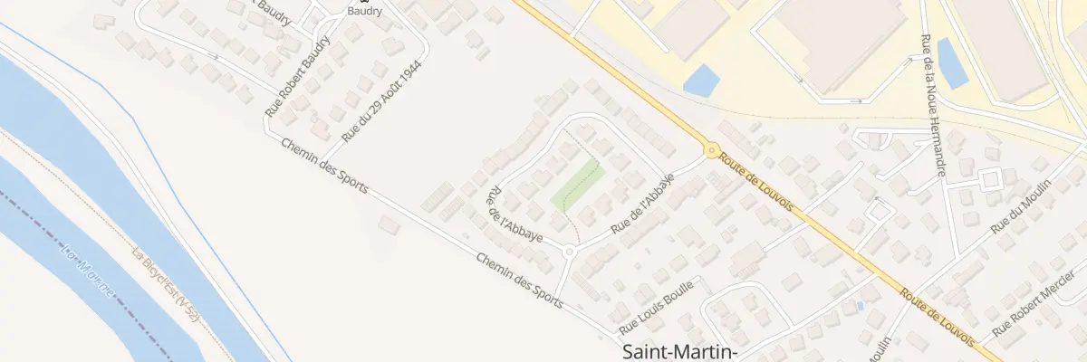 Plan du 13 Rue de l’Abbaye à Saint-Martin-sur-le-Pré