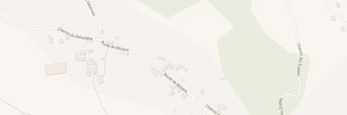 Plan du 113 Rte de Béniere à Saint-Bonnet-les-Oules