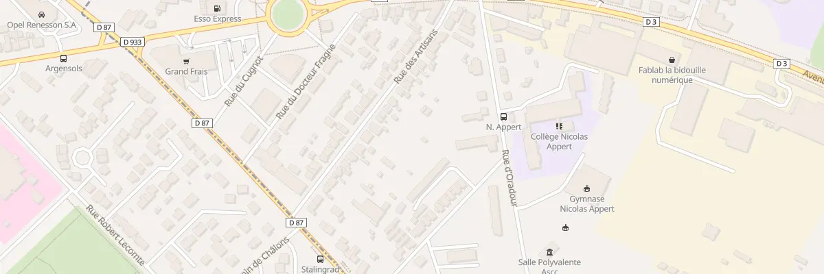 Plan du 31 Rue des Artisans à Châlons-en-Champagne