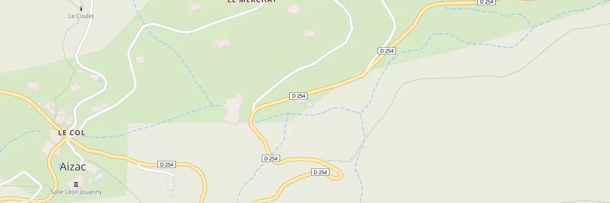 Plan du 5036 Le Merchat à Aizac