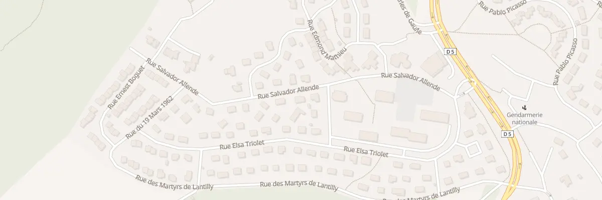 Plan du 9 Rue Salvadore Allende à Montbard