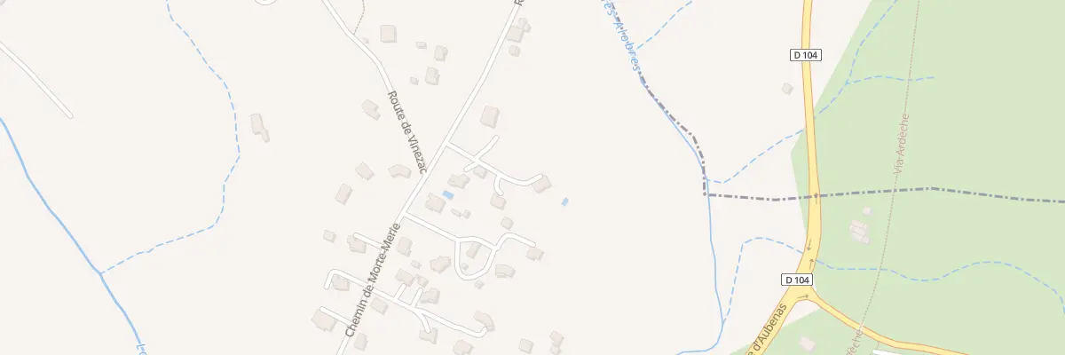 Plan du 5007T Morte Merie à Uzer