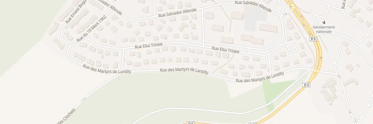 Plan du 26 Rue des Martyrs de Lantilly à Montbard