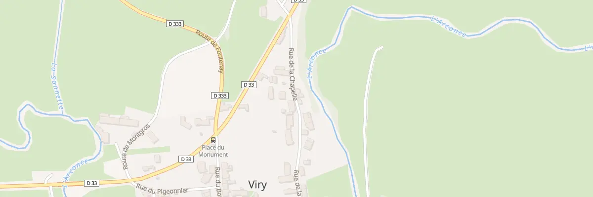 Plan du 5135 Le Bourg à Viry