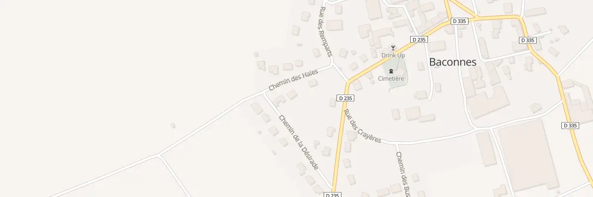 Plan du 3 Che des Haies à Baconnes