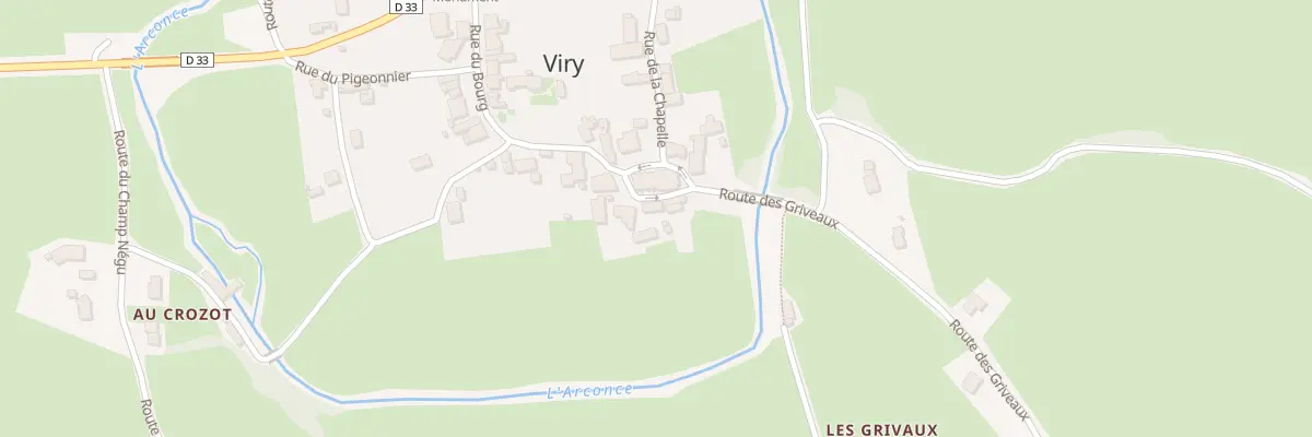 Plan du 5104 Le Bourg à Viry